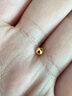 縱橫金業(yè)足金999   黃金轉(zhuǎn)運珠 金珠子  1克 單顆 頂珠 散珠 手串diy 1克  轉(zhuǎn)運珠 曬單實拍圖