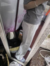 棉致美式窄版直筒休閑褲子女2025新款春秋季小個子潮流香蕉運動衛(wèi)褲 212麻白色【常規(guī)高品質(zhì)27.5】 L 100-120斤 曬單實拍圖