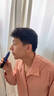昊碼新品鼻毛修剪器男士充電式清理鼻孔剃刮去鼻毛神器男女通用精品禮盒裝【寶石藍】+3個(gè)原裝刀頭 曬單實(shí)拍圖