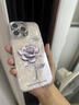 品盟適用于iphone16promax手機殼蘋(píng)果15pro/14新款玫瑰花朵帶手鏈硅膠防摔高級感電鍍鏡頭女款貝殼紋 【自帶鏡頭膜】彩愛(ài)心玫瑰花朵 蘋(píng)果16Promax 曬單實(shí)拍圖