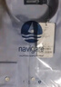 Navigare意大利小帆船長(cháng)袖襯衫男士春季易打理免燙襯衣純色休閑百搭寸衫男 漂白 2XL /42 曬單實(shí)拍圖