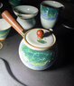 泰禧閣景德鎮哥窯手繪功夫茶具套裝輕奢高檔家用簡(jiǎn)約泡茶茶壺蓋碗茶杯子 哥窯荷葉側把壺（12頭）禮盒裝 曬單實(shí)拍圖