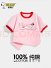 史努比女童短袖T恤2025夏季兒童純棉撞色上衣洋氣中大童夏款休閑運動(dòng)服 曬單實(shí)拍圖