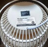 艾美特（AIRMATE）USB小風(fēng)扇/桌面風(fēng)扇/小電扇/充電廚房辦公宿舍床頭多功能壁掛式夾扇 充電款2000毫安-杏梨白 曬單實(shí)拍圖