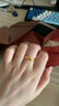 周生生素圈光身面活口泥鰍背黃金戒指 足金開(kāi)口戒情侶結婚對戒09141R 4.29克(含工費100元) 曬單實(shí)拍圖