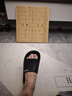 七色紡拖鞋男士踩屎感大碼四季居家用浴室防滑戶(hù)外穿厚底女涼拖 黑42-43 曬單實(shí)拍圖