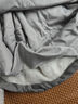 雅鹿·自由自在 抗菌纖維空調被春秋夏涼被子夏季150x200cm 淺灰 曬單實(shí)拍圖