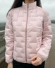 波司登25年鵝絨羽絨服女士秋冬輕薄立領(lǐng)修身短款休閑百搭舒適外套 曬單實(shí)拍圖