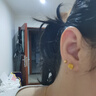 金至福5G有求必應(yīng)黃金耳釘方糖足金耳環(huán)女轉(zhuǎn)運珠耳飾計價送老婆七夕禮盒 約2.2克（多退少補） 曬單實拍圖