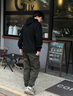 Cebrodz法國 衛(wèi)衣男小貓印花連帽外套春季新款美式重磅oversize上衣男士 黑色 L 曬單實拍圖