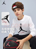 Jordan耐克AJ兒童童裝長(cháng)袖T恤男女童25秋季新款圓領(lǐng)長(cháng)t上衣 純白色 曬單實(shí)拍圖