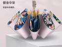 LOVE STILL真雙層加倍防曬降溫遮陽傘超強防曬防紫外線女太陽傘晴雨傘UPF50+ 真雙層玫瑰金+鍍金傘骨-花海深藍 曬單實拍圖