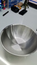 不銹鋼盆沙拉盆家用廚房大號料理打蛋和面水果烘焙 17cm 1個(gè) 【刻度盆/700ML】 曬單實(shí)拍圖