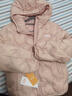 雪中飛【壓膠工藝】?jì)和鸾q服新款男女童秋冬季輕薄保暖外套 粉色 150 曬單實(shí)拍圖
