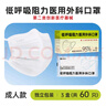 超亞 低呼吸阻力醫用外科口罩秋冬季透氣三層防過(guò)敏防塵口罩白色60只 曬單實(shí)拍圖