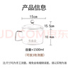 唯銘諾高硼硅玻璃家用碗1500ml耐高溫泡面鍋煲湯鍋玻璃鍋 單把手玻璃碗 曬單實(shí)拍圖