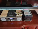 ROBERILLINE柏林之聲OM-1720桌面組合音響無線藍(lán)牙音箱臺(tái)式HIFI級CD一體機(jī) 皮革白 曬單實(shí)拍圖