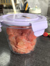 欣美雅（xinmeiya）可微波玻璃湯碗上班族帶飯便當盒保鮮盒冰箱大容量湯盒耐高溫湯罐 【雙只裝】紫色湯碗750毫升 曬單實(shí)拍圖