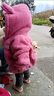 G.DUCKKIDS小黃鴨兒童加絨外套秋冬嬰兒衣服中小童加厚棉衣男女寶寶毛毛衣 綠色 80 尺碼6-12月【75-85cm】 曬單實(shí)拍圖