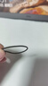 晨色皮筋頭繩【100根】發(fā)繩發(fā)圈高彈力橡皮筋扎頭發(fā)皮套 黑色 曬單實拍圖