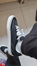 頑刻（ollieskate）經(jīng)典黑白翻毛皮帆布拼接W系列男女國(guó)潮德訓(xùn)滑板鞋 Galaxy86002/經(jīng)典黑白 43 曬單實(shí)拍圖