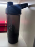 樂扣樂扣（LOCK&LOCK）搖搖杯580mL+170mL儲(chǔ)存盒塑料杯運(yùn)動(dòng)健身水杯 黑色 曬單實(shí)拍圖