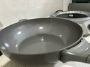 美的（Midea）鈦陶電炒鍋 電蒸鍋電煮鍋炒菜專(zhuān)用分體式家用多功能一體電火鍋 5.5L多用途鍋HCG3218S配蒸籠 新款 曬單實(shí)拍圖