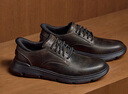斯凱奇（Skechers）閃穿鞋男士商務(wù)鞋秋季薄款一腳蹬德比鞋軟底上班通勤休閑鞋205353 曬單實(shí)拍圖