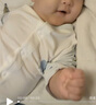 babycare寶寶連體衣純棉新生兒長(cháng)袖爬服哈衣滿(mǎn)月嬰兒衣服 星月藍  73cm 曬單實(shí)拍圖