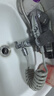 威爾基水龍頭延伸器外接花灑洗頭神器洗手臺(tái)二合一浴室伸縮淋浴轉(zhuǎn)接頭 三檔銀色-1.5米伸縮管+分水器 曬單實(shí)拍圖