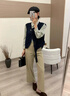 塔馳密司輕奢休閑窄版九分直筒褲女2025秋季新款早八神褲西褲煙管褲 秋葉駝 7XL 曬單實(shí)拍圖