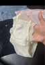 巴寶歐女性感內(nèi)褲中高腰純欲少女內(nèi)褲透氣親膚純棉襠夏季薄款蕾絲三角褲 膚色+藍(lán)色+粉色+黑色 XL 【推薦115-130斤】 曬單實(shí)拍圖