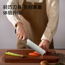 京東京造 9系菜刀 家用切片刀片肉三文魚(yú)刀 彩木柄 90Cr【頂格9鉻】 曬單實(shí)拍圖