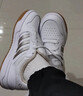 adidas ENTRAP美式校園風(fēng)低幫運動(dòng)板鞋少年感復古籃球鞋阿迪達斯 白/金色   38 曬單實(shí)拍圖