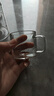 金灶（KAMJOVE）玻璃水杯耐熱小品茗杯加厚功夫茶杯茶具家居泡茶小杯帶把花茶杯 透明款 80ml 4只 曬單實(shí)拍圖