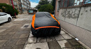 HAPOWER汽車(chē)車(chē)衣車(chē)罩防曬防雨隔熱通用四季全罩加厚防砸防冰雹加厚牛津布 【熾焰黑】600D鈦黑膠牛津布+贈送收納袋 【加厚高度密純牛津布】*四季可用防暴曬防冰雹防大風(fēng) 曬單實(shí)拍圖
