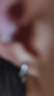 DAISY DREAM實(shí)心款999足銀耳環(huán)男素圈耳釘養(yǎng)耳洞耳圈女單只耳扣個(gè)性小眾耳飾 999銀實(shí)心耳環(huán)【12mm一對(duì)】 曬單實(shí)拍圖