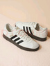 adidas T頭鞋 VL COURT復古板鞋德訓鞋男女阿迪達斯輕運動(dòng) 漢玉白/黑色/樹(shù)脂黃   37 曬單實(shí)拍圖