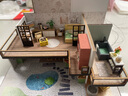 我の屋diy小屋夢(mèng)想城鎮手工制作迷你房子模型木質(zhì)解壓玩具屋生日禮物女 曬單實(shí)拍圖