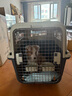 華元寵具（hoopet）寵物航空箱狗狗飛機托運箱貓咪外出貓包小型犬國航車(chē)載狗籠大型犬 國航款4號81*56*64cm (鐵窗+輪) 曬單實(shí)拍圖