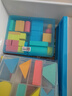 知啟釘子板學具一二年級小學數(shù)學教具幾何圖形丁字板小學生用丁子板多功能勾釘板形狀 雙面大釘子板【1個】 曬單實拍圖