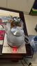 益茶福全自動上水電熱水壺底部上水嵌入式電茶爐燒水壺燒水一體機玻璃煮茶壺保溫泡茶壺開水壺 1L 保溫玻璃套裝SQ-008金色 曬單實拍圖