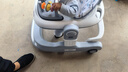 ANGI BABY嬰兒學(xué)步車防側(cè)翻寶寶學(xué)走路手推車多功能學(xué)步助步兒童學(xué)步車 太空灰【音樂(lè)+餐盤+推把+腳墊】 曬單實(shí)拍圖