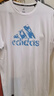 阿迪達(dá)斯 （adidas）短袖T恤男夏季圓領(lǐng)跑步訓(xùn)練休閑舒適透氣運(yùn)動(dòng)服 白藍(lán)大LOGO XL  曬單實(shí)拍圖