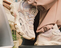 斐樂（FILA）【楊冪同款】女鞋老爹鞋颶風(fēng)鞋2025秋季新款休閑鞋運動鞋 初雪白/牡丹銀粉-BD 37.5 曬單實拍圖