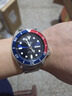 精工（SEIKO）5號水鬼系列彩水鬼機械夜光100米防水運動(dòng)潮流男表節日送禮 藍紅色SRPD53K1 曬單實(shí)拍圖