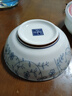和風(fēng)四季景德鎮(zhèn)日式釉下彩家用餐具餐廳陶瓷飯碗面碗湯碗圓盤碗碟組合套裝 花蔓草6英寸淺菜碗（500ml) 曬單實(shí)拍圖