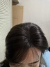 天空樹(shù)云輕紗假發(fā)片女頭頂補發(fā)片遮白發(fā)真人發(fā)絲蓬松增發(fā)量透氣自然 升級無(wú)邊-八字款【摩卡棕】 25cm 曬單實(shí)拍圖