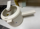 美的（Midea）電煮鍋 小電鍋 宿舍小鍋 電熱鍋 學(xué)生宿舍泡面電火鍋 多功能多用途蒸煮一體鍋電蒸鍋 1.6L 【配蒸籠】MC-XZE2017 曬單實(shí)拍圖