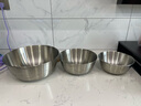 無印良品（MUJI）  不銹鋼 盆 餐具 家用揉面盆洗菜發(fā)面盆  和面盆 料理盆 銀色 XL 直徑28*高11.5cm 曬單實(shí)拍圖